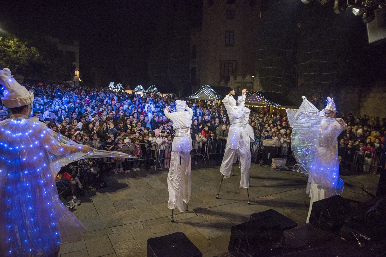 Encesa de llums de Nadal. FOTO: Bernat Millet.