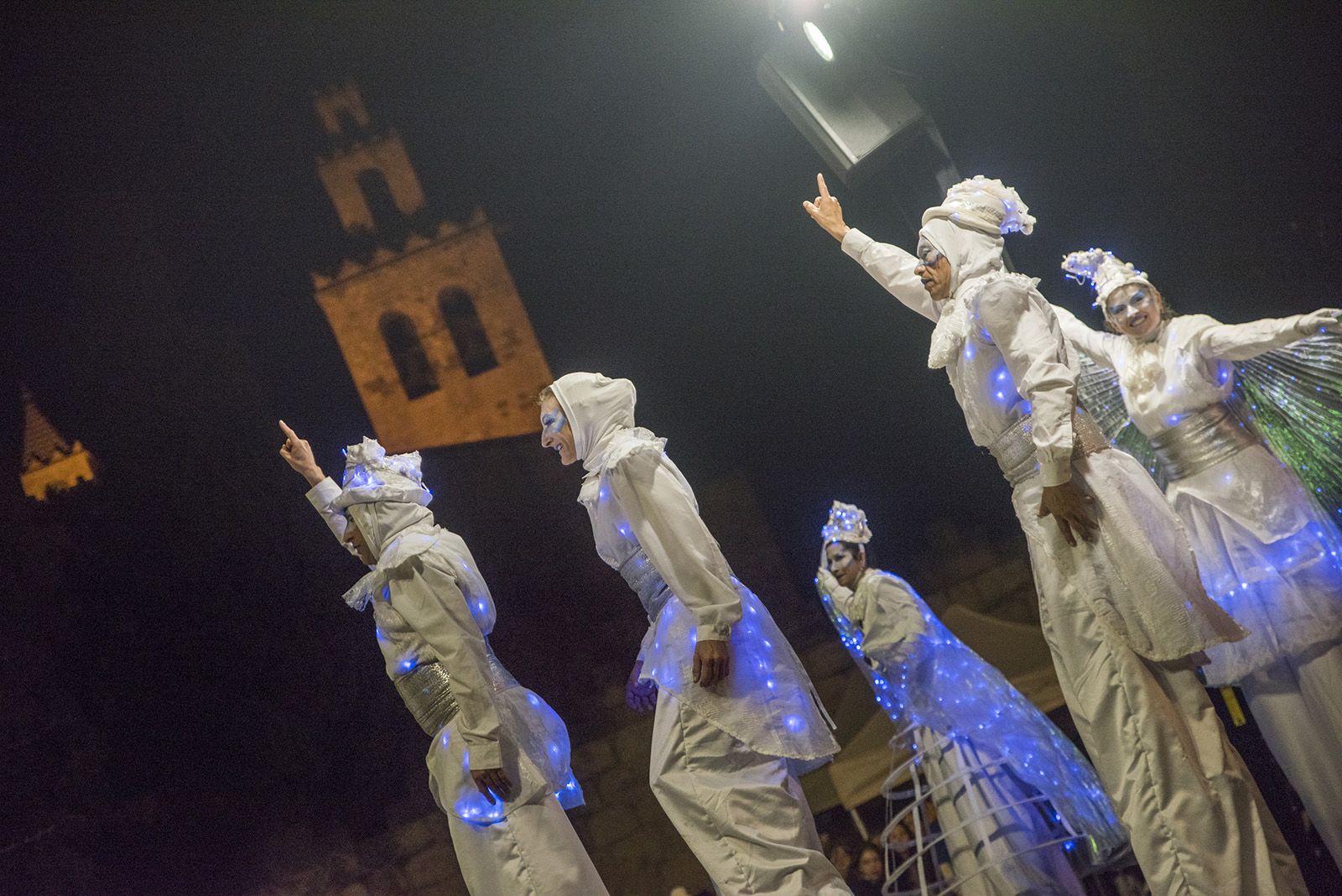 Encesa de llums de Nadal. FOTO: Bernat Millet.