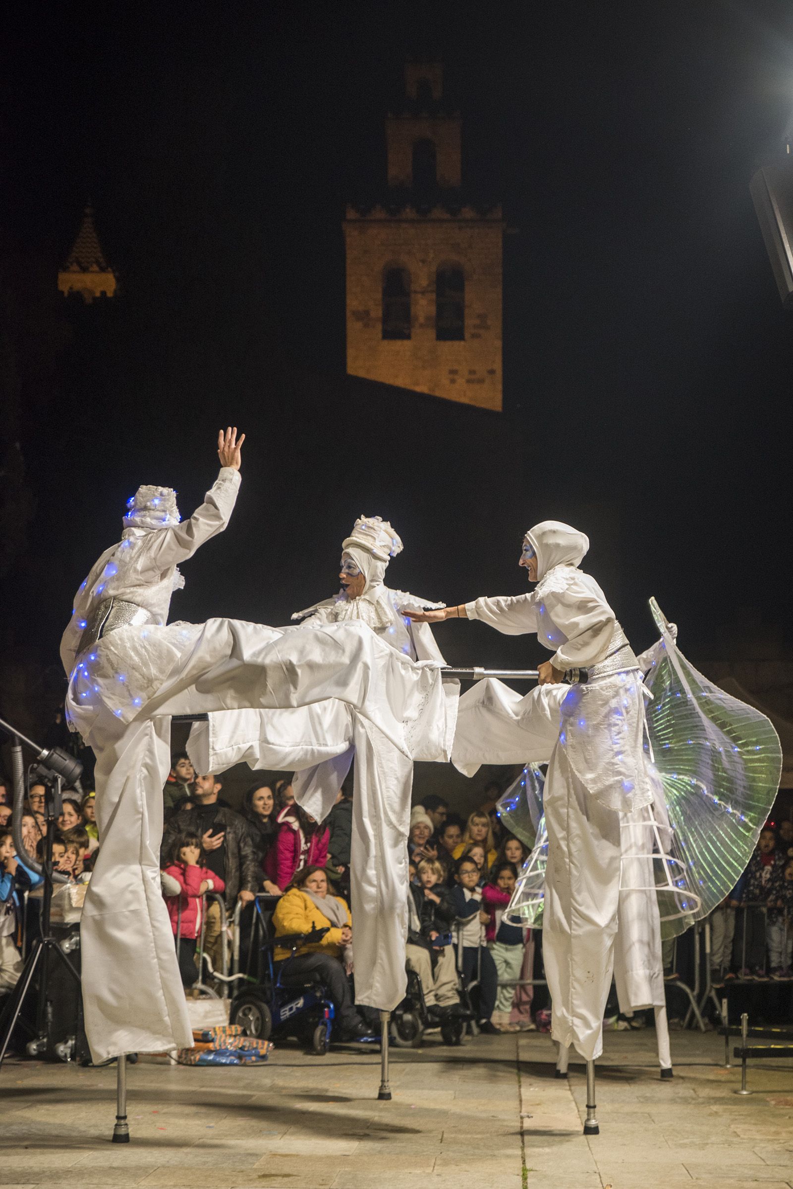 Encesa de llums de Nadal. FOTO: Bernat Millet.