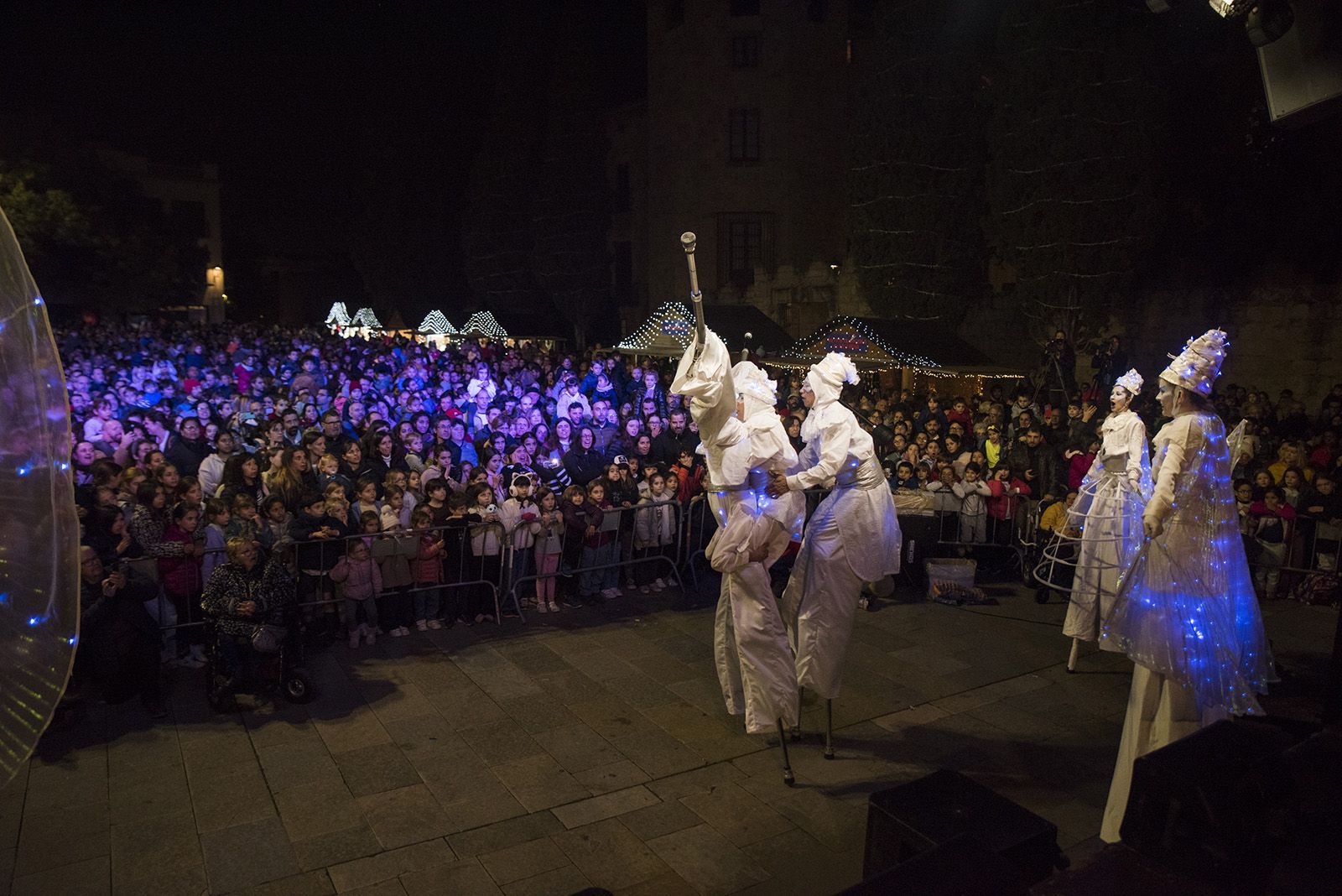 Encesa de llums de Nadal. FOTO: Bernat Millet.