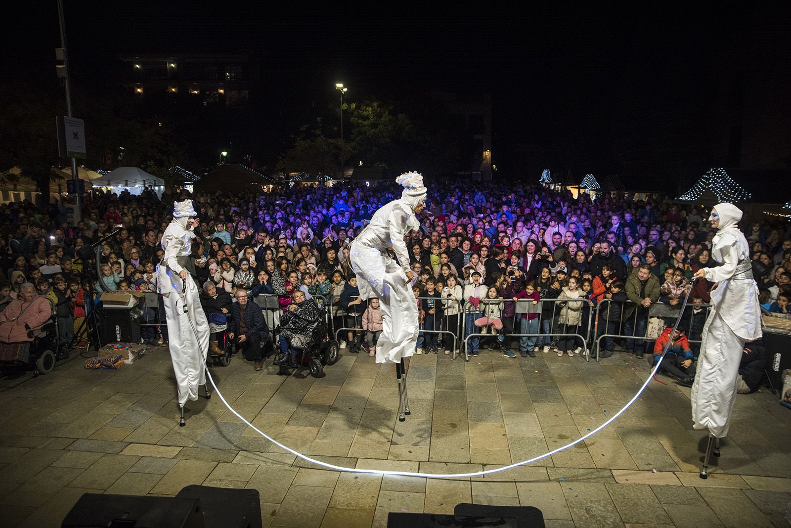 Encesa de llums de Nadal. FOTO: Bernat Millet.