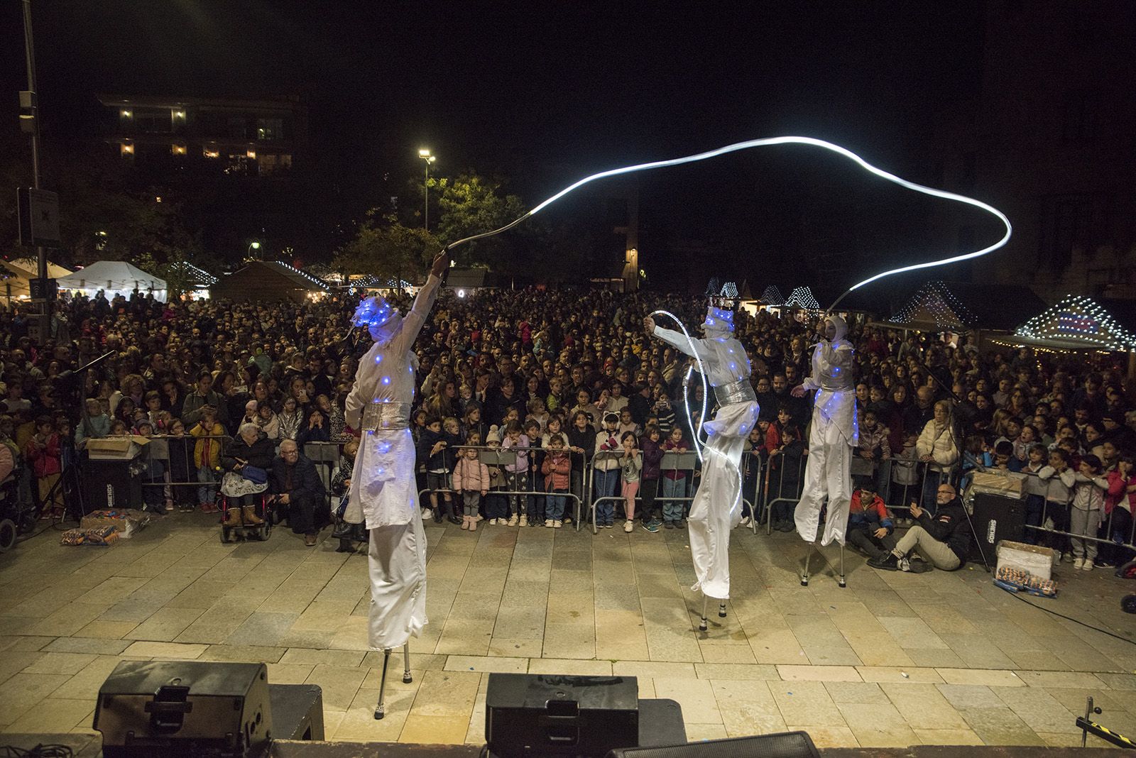 Encesa de llums de Nadal. FOTO: Bernat Millet.