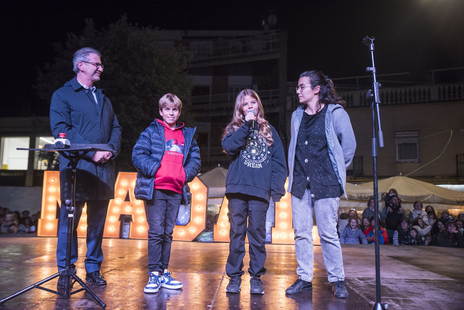 Encesa de llums de Nadal. FOTO: Bernat Millet.