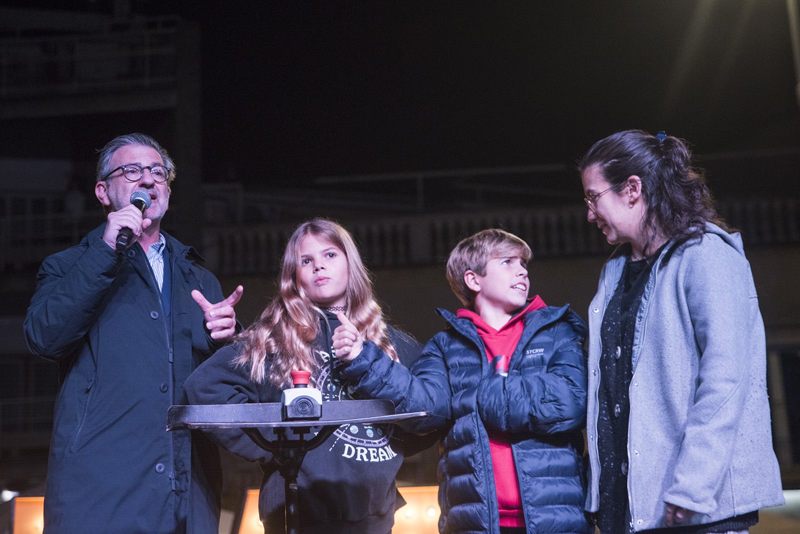 Encesa de llums de Nadal. FOTO: Bernat Millet.