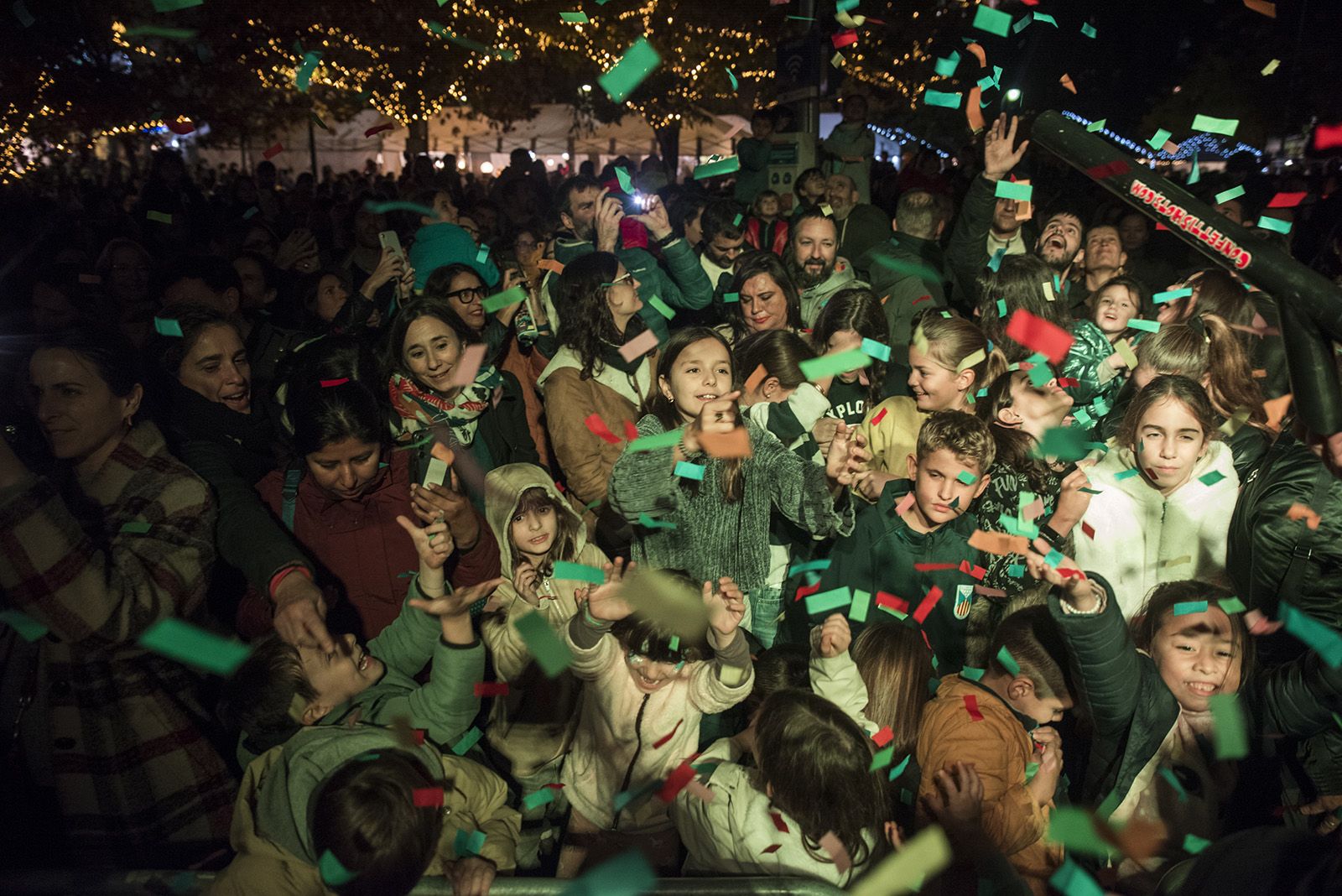 Encesa de llums de Nadal. FOTO: Bernat Millet.