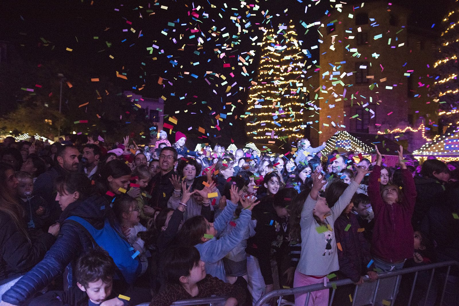 Encesa de llums de Nadal. FOTO: Bernat Millet.