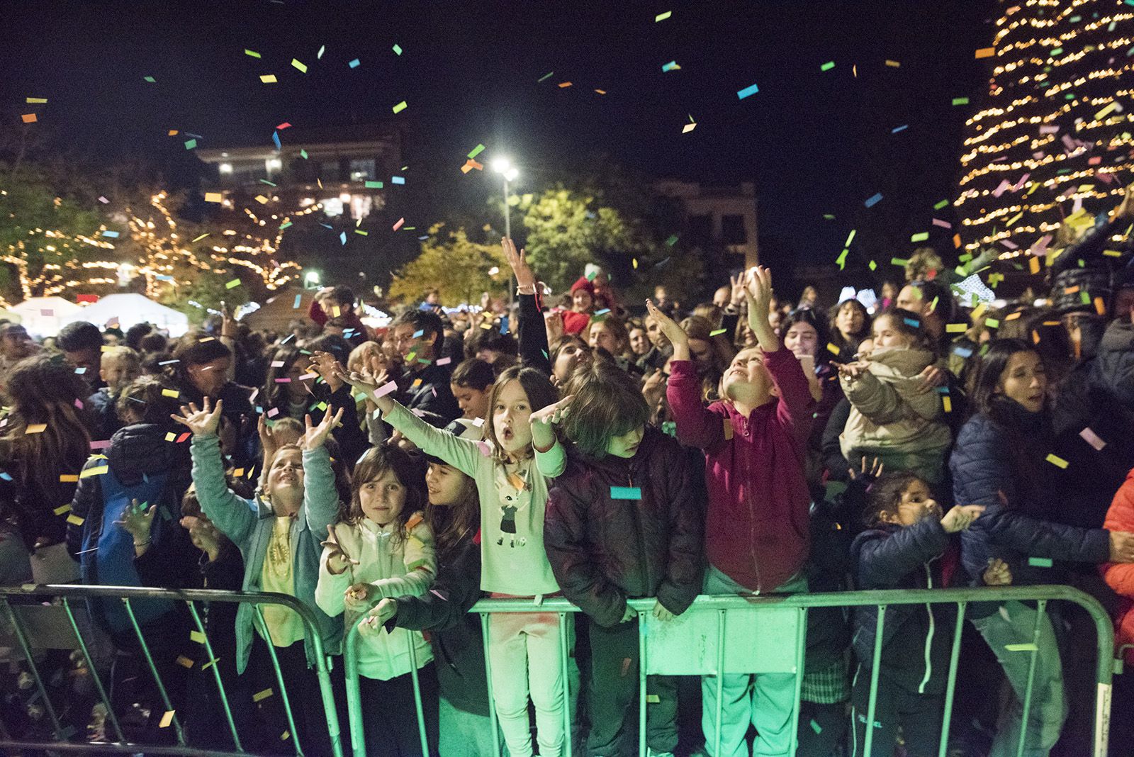 Encesa de llums de Nadal. FOTO: Bernat Millet.