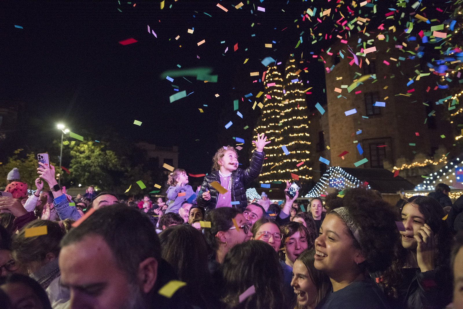 Encesa de llums de Nadal. FOTO: Bernat Millet.