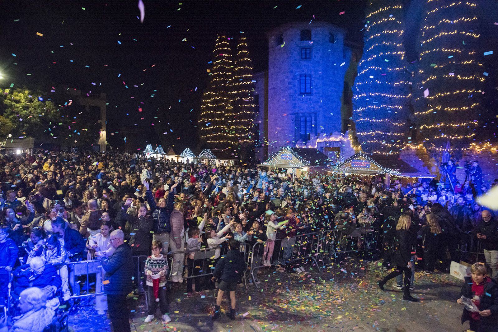 Encesa de llums de Nadal. FOTO: Bernat Millet.