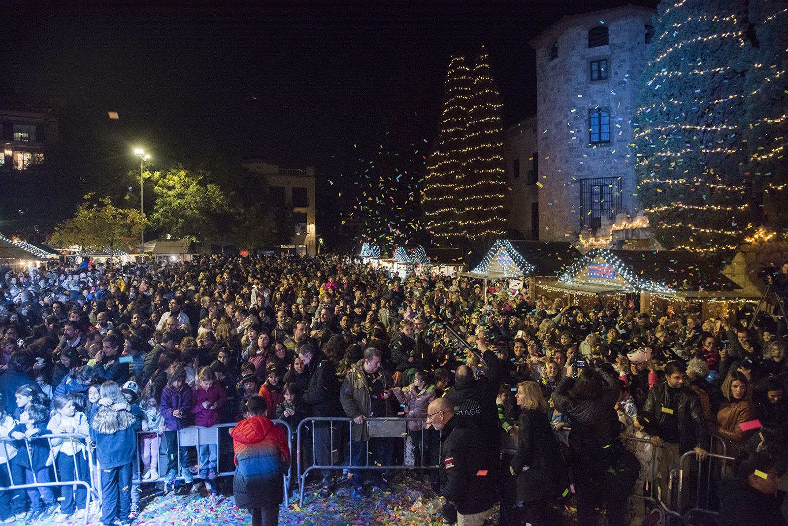 Encesa de llums de Nadal. FOTO: Bernat Millet.