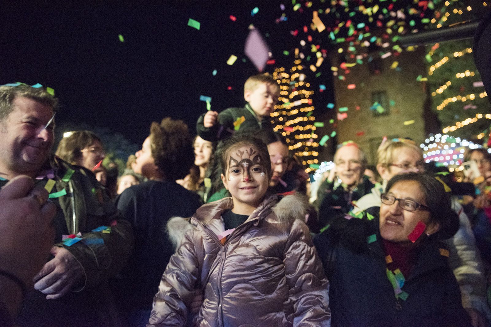 Encesa de llums de Nadal. FOTO: Bernat Millet.