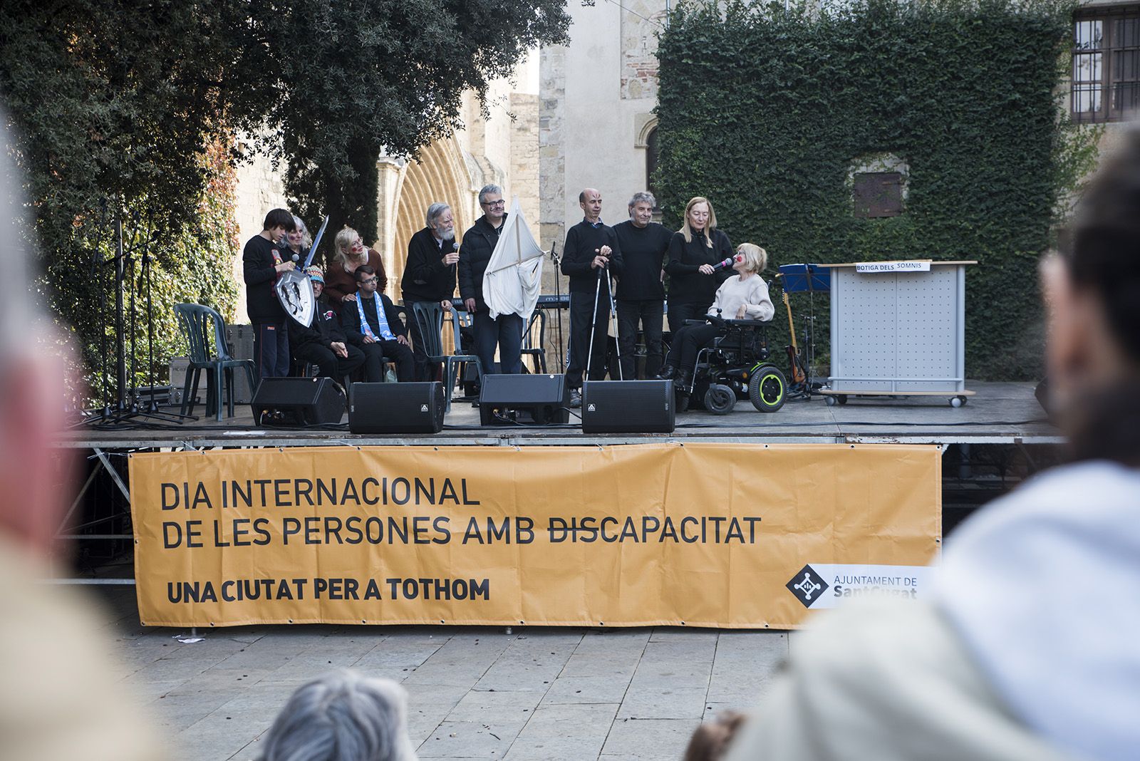 Actuació teatral Fem un Museu 24. FOTO: Bernat Millet.