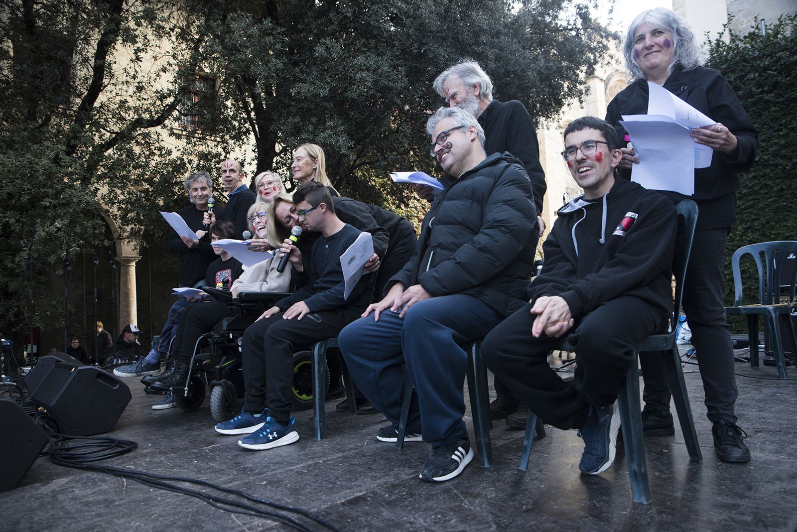 Actuació teatral Fem un Museu 24. FOTO: Bernat Millet.