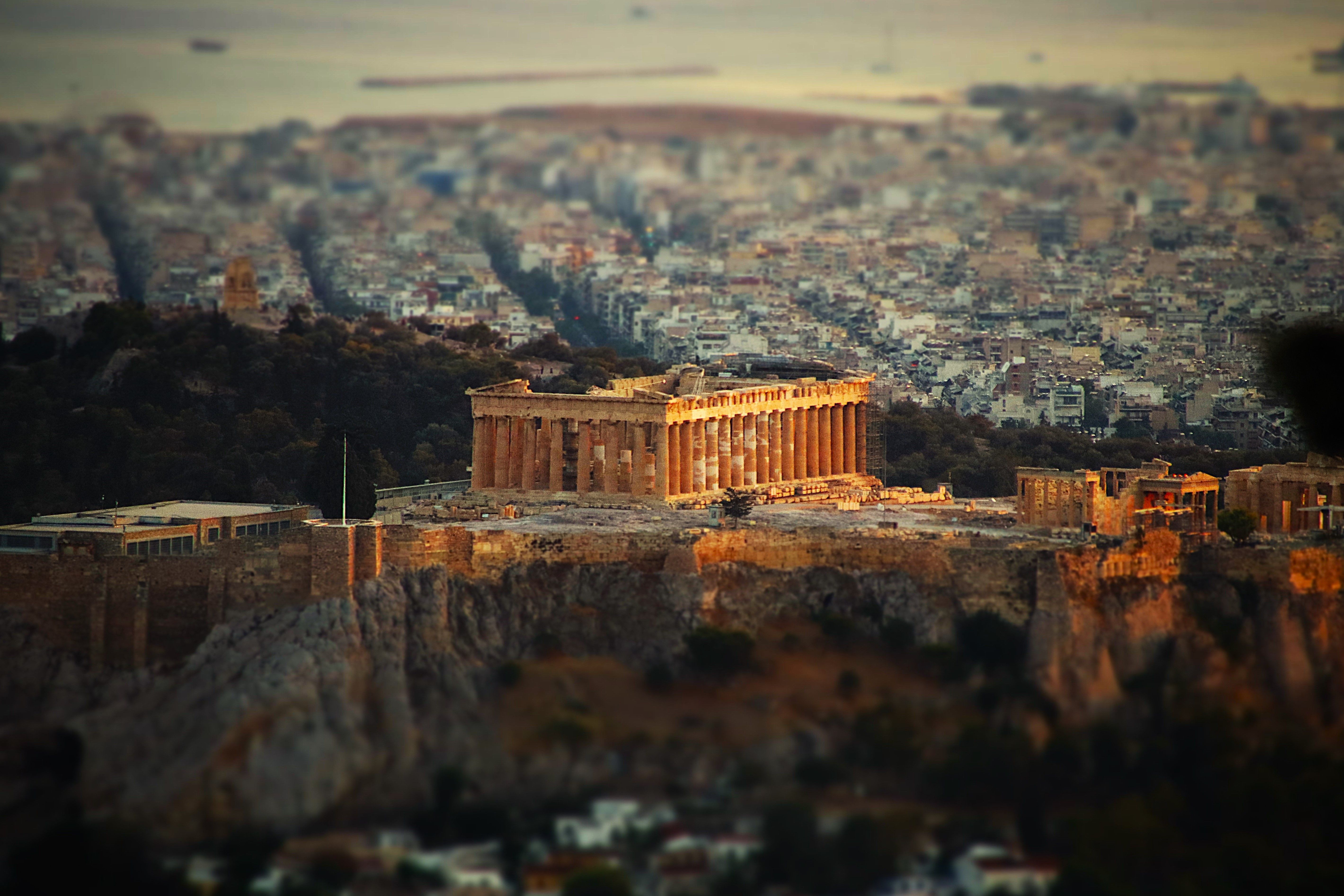 Capvespres al Partenó d'Atenes · Atenes, Grècia FOTO: Francesc Castro