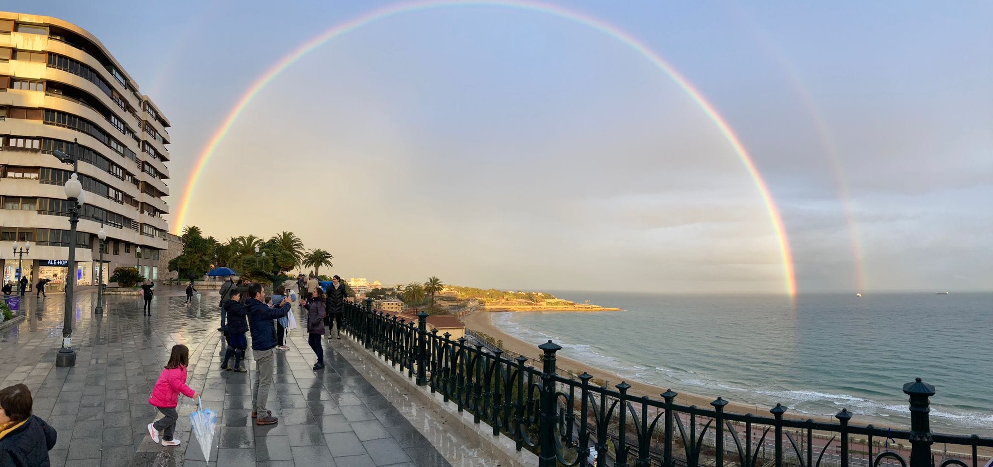 Balcó de la Mediterrània després de · Tarragona FOTO: Josep Maria  Vilaró Socias 