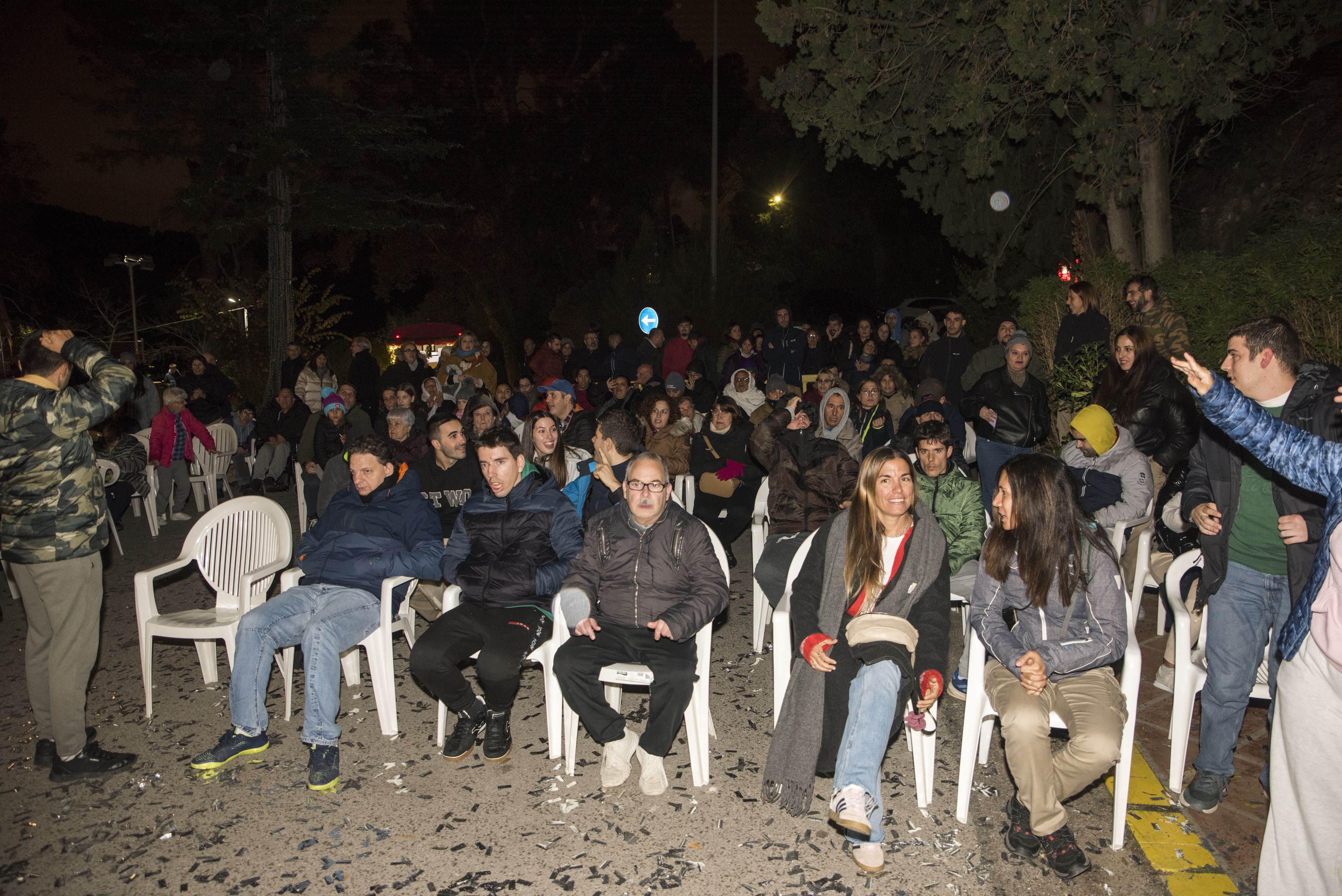 Encesa de llums de Nadal a Catalonia Fundació Creactiva. FOTO: Bernat Millet