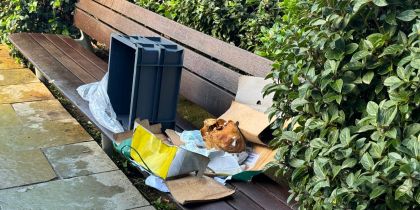 El crani s'ha trobat aquest matí FOTO: Víctor Marbà (TOT Sant Cugat)