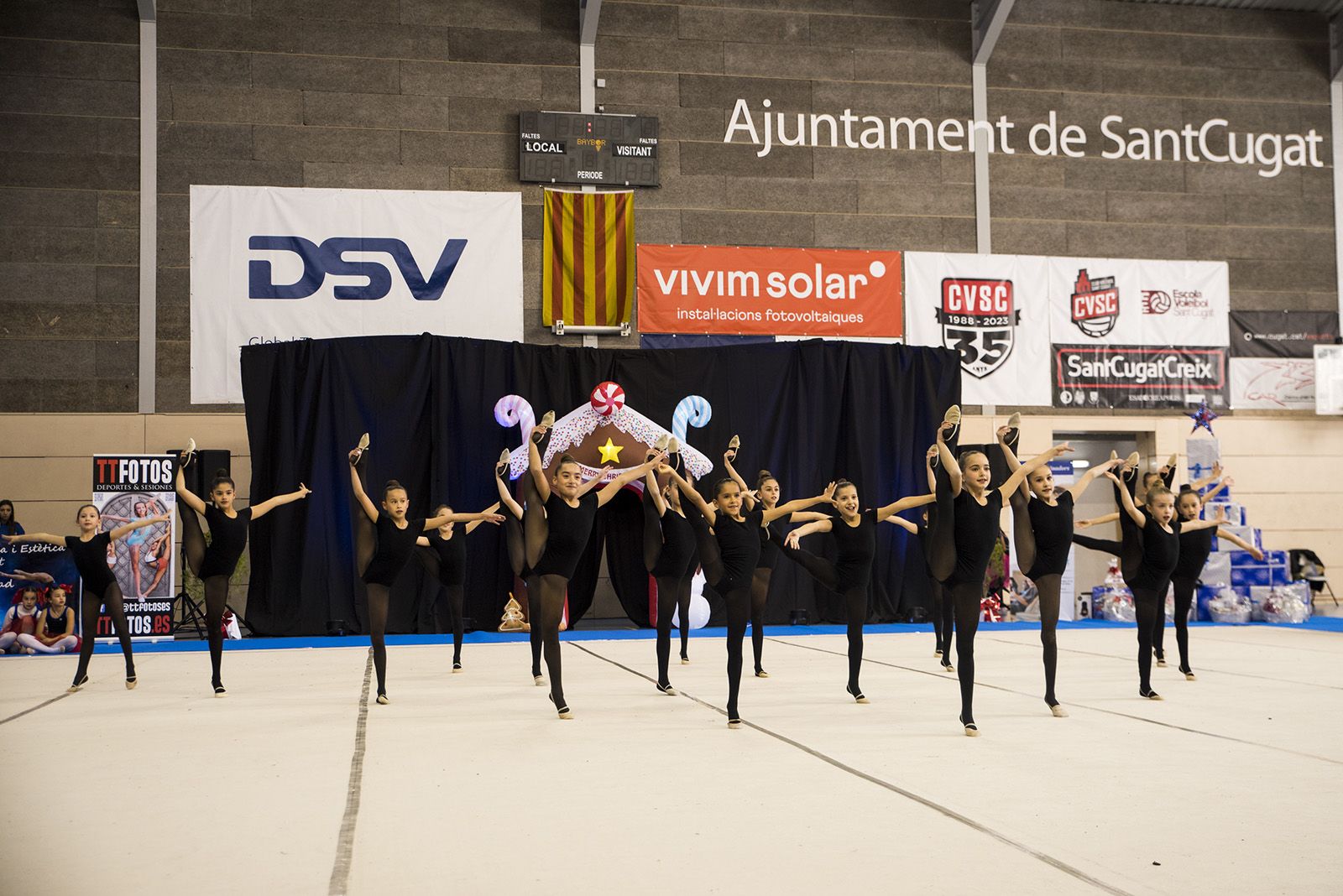 Festival Nadal Gimnàstica Sant Cugat. FOTO: Bernat Millet.