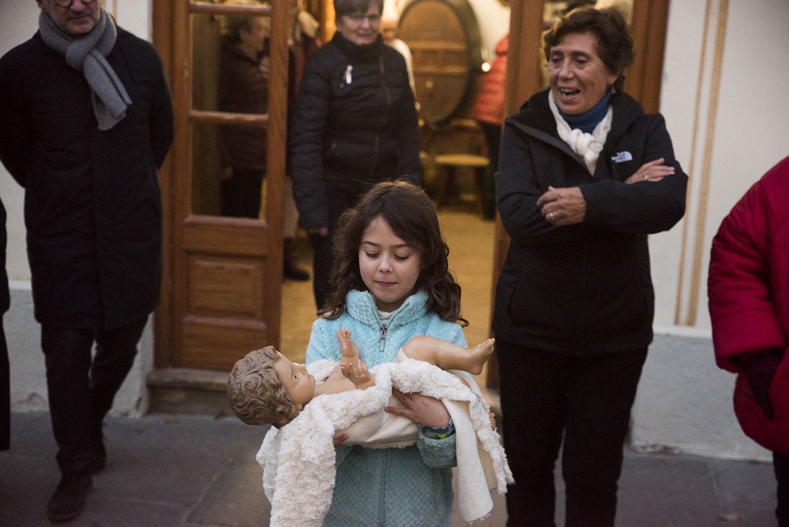 Inauguració del pessebre de la Plaça Barcelona. FOTO: Bernat Millet