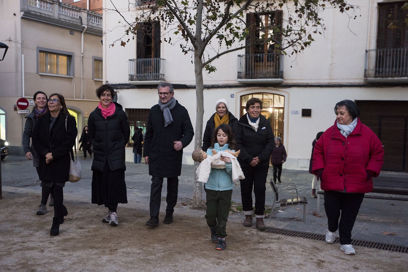 Inauguració del pessebre de la Plaça Barcelona. FOTO: Bernat Millet