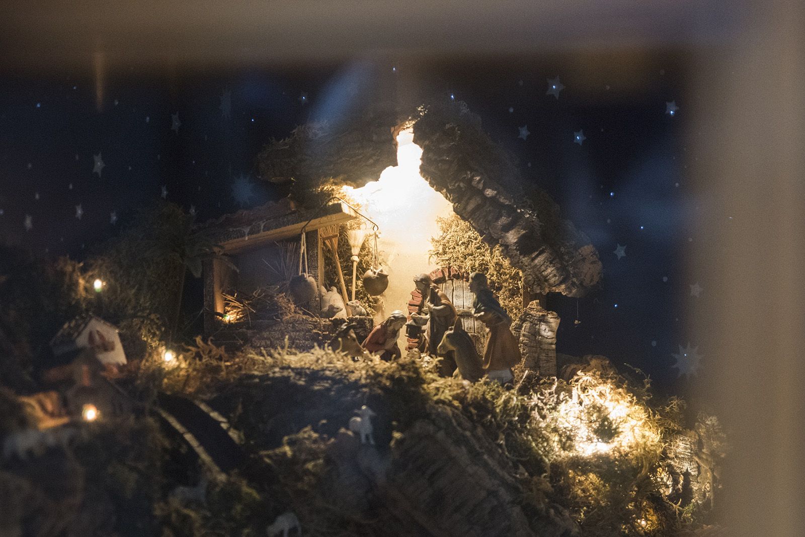 Pessebre del Carrer de la Creu 18. FOTO: Bernat Millet.