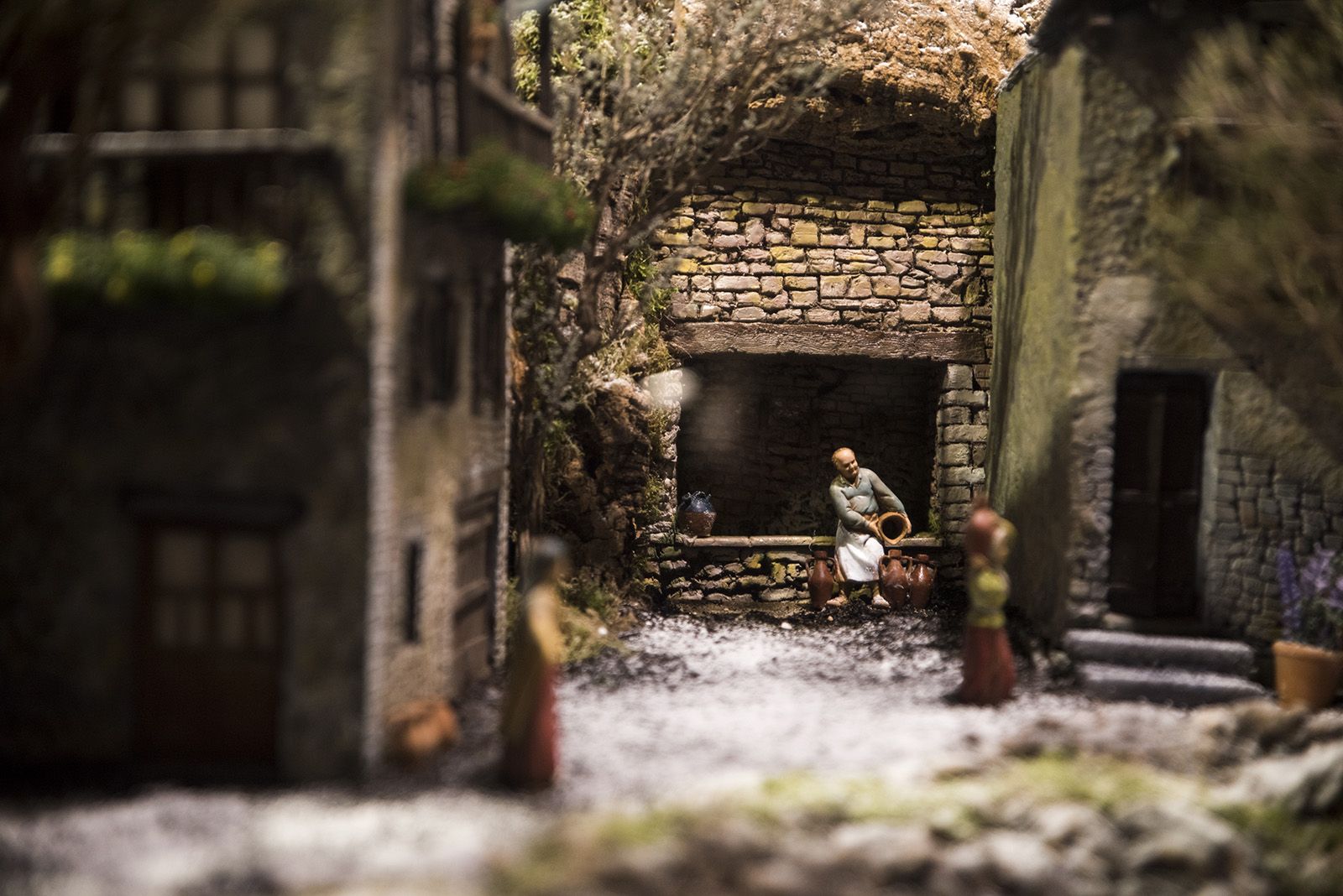 Pessebre de l'Esglesia del Monestir. FOTO: Bernat Millet.