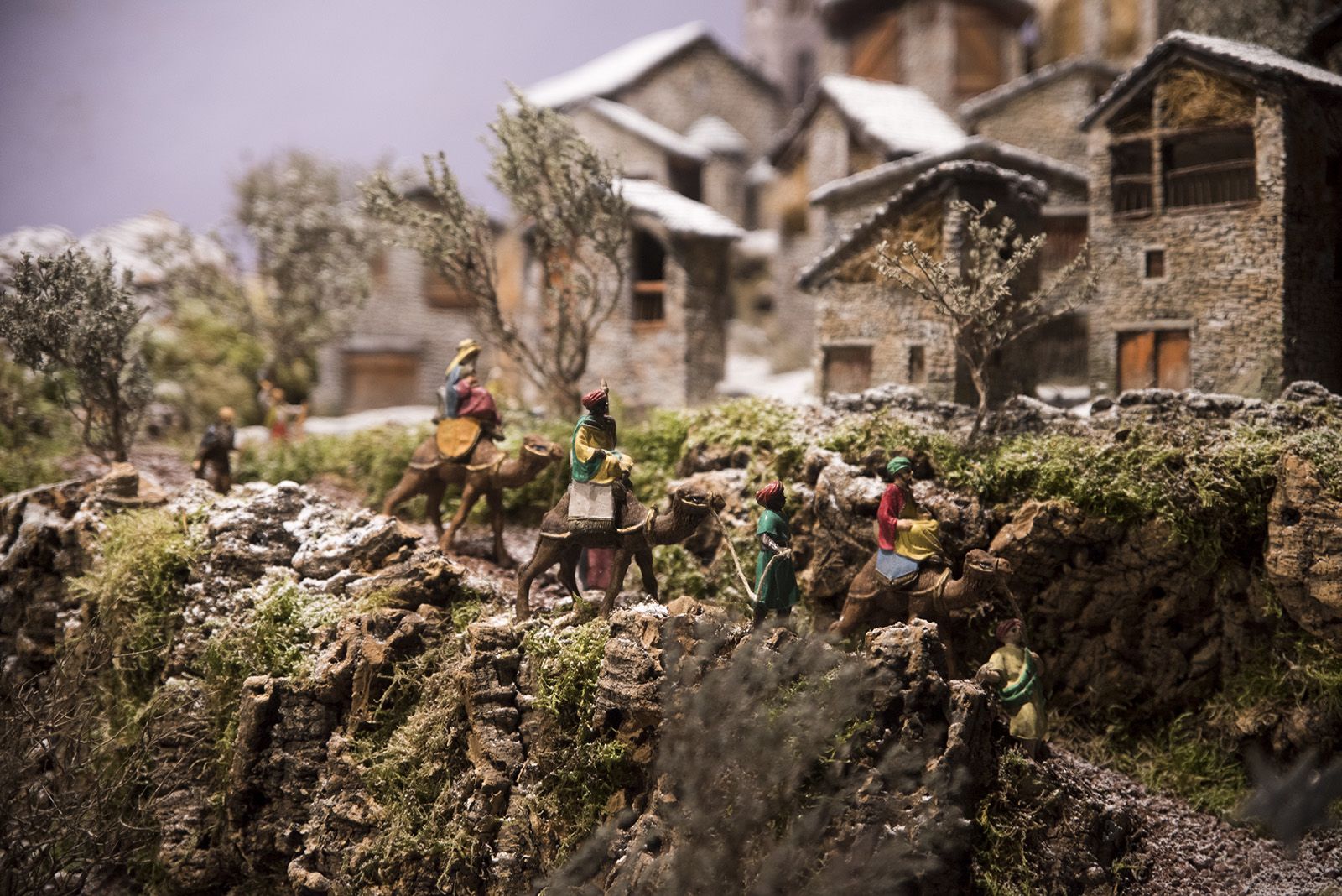 Pessebre de l'Esglesia del Monestir. FOTO: Bernat Millet.