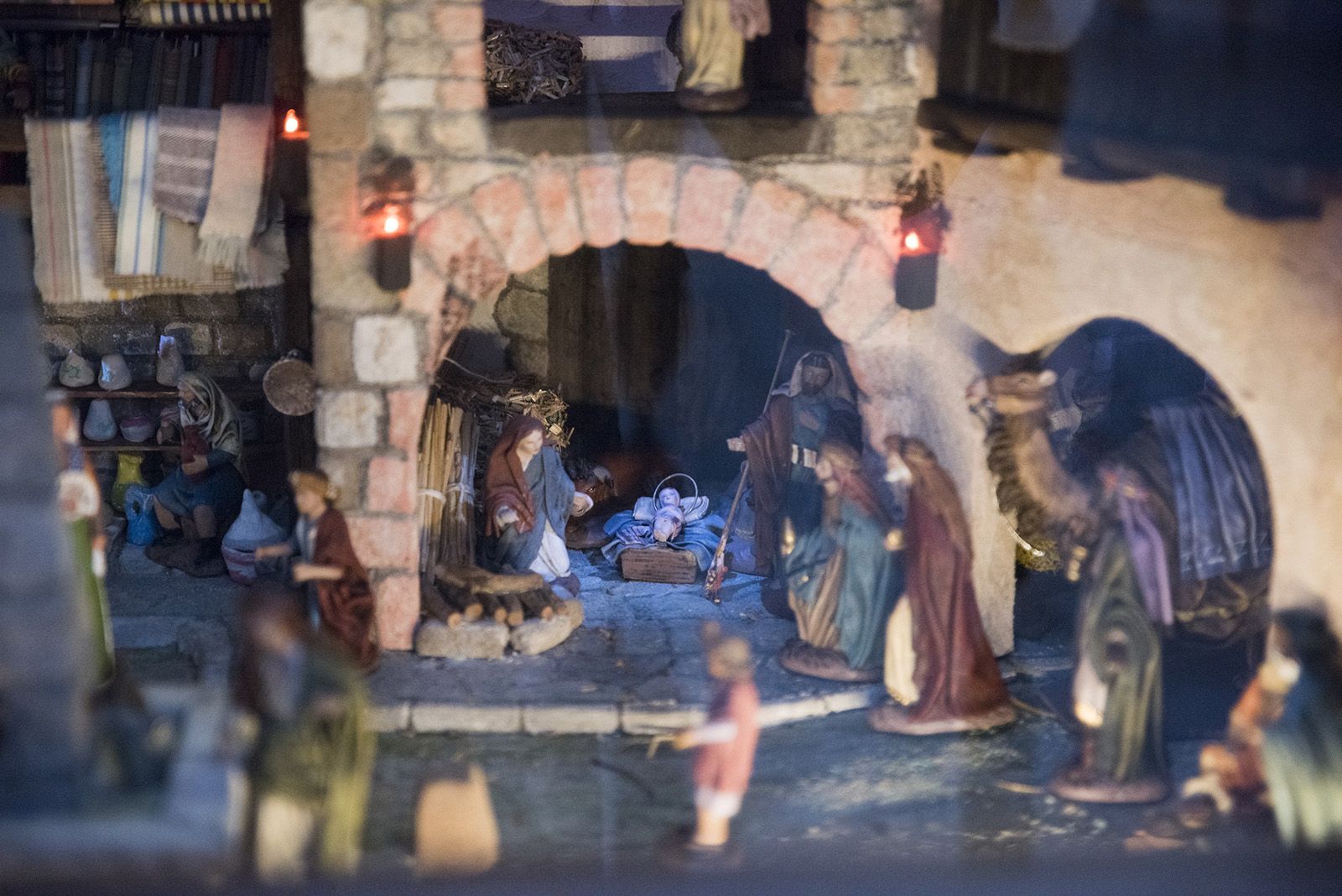 Pessebre de la Plaça Barcelona 19. FOTO: Bernat Millet.