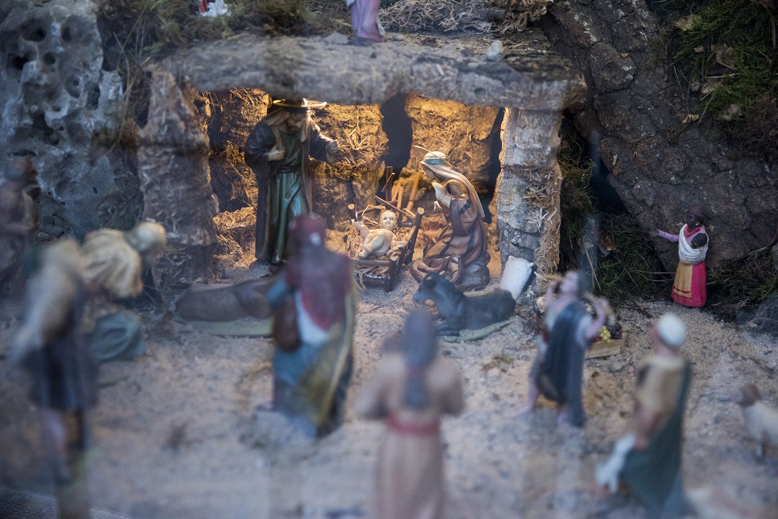 Pessebre de la Plaça Barcelona 20. FOTO: Bernat Millet.