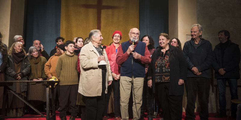 Eduard Jener, nou Gall d'honor de Pedra i Sang. FOTO: Bernat Millet