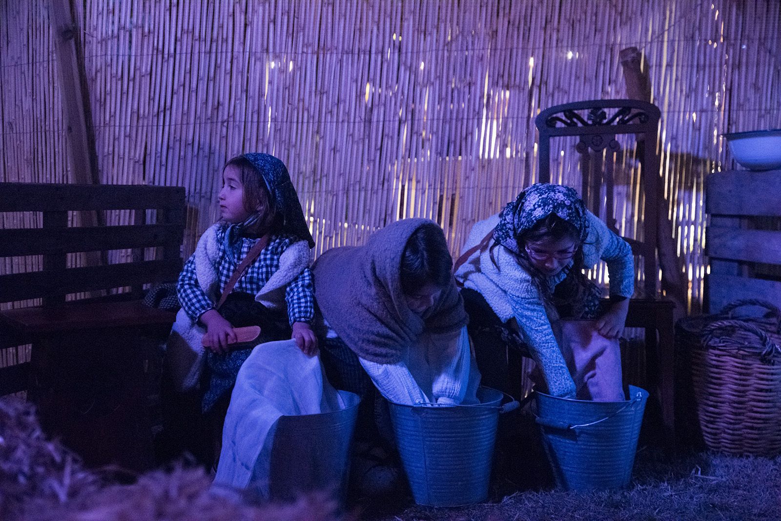 Pessebre vivent de Sant Cebrià. FOTO: Bernat Millet.