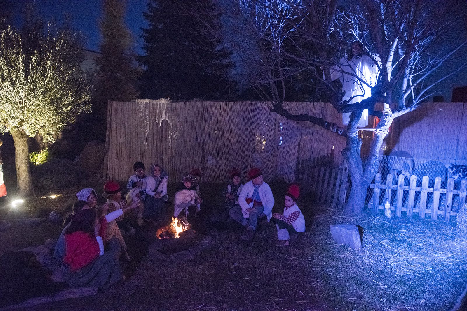 Pessebre vivent de Sant Cebrià. FOTO: Bernat Millet.