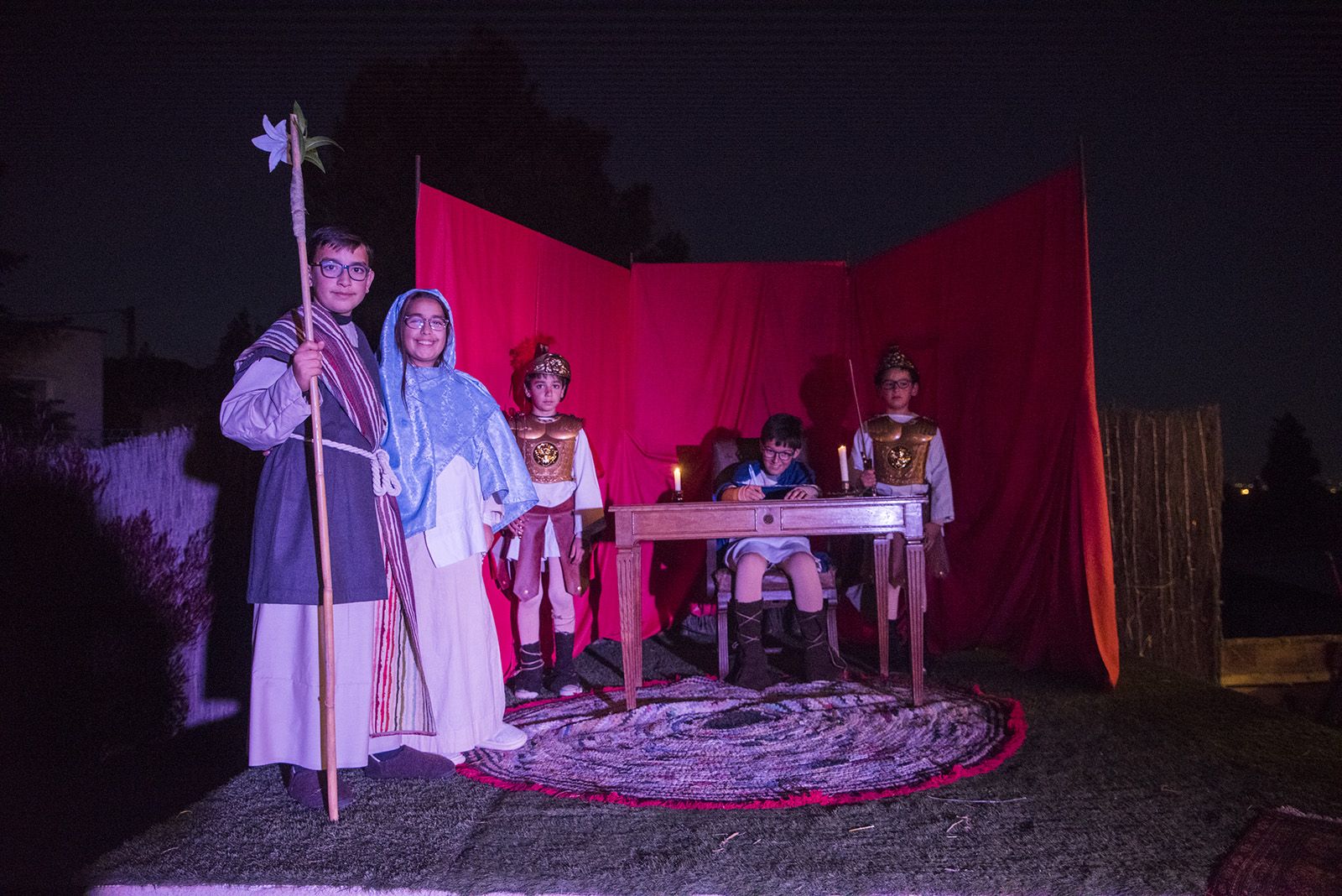 Pessebre vivent de Sant Cebrià. FOTO: Bernat Millet.