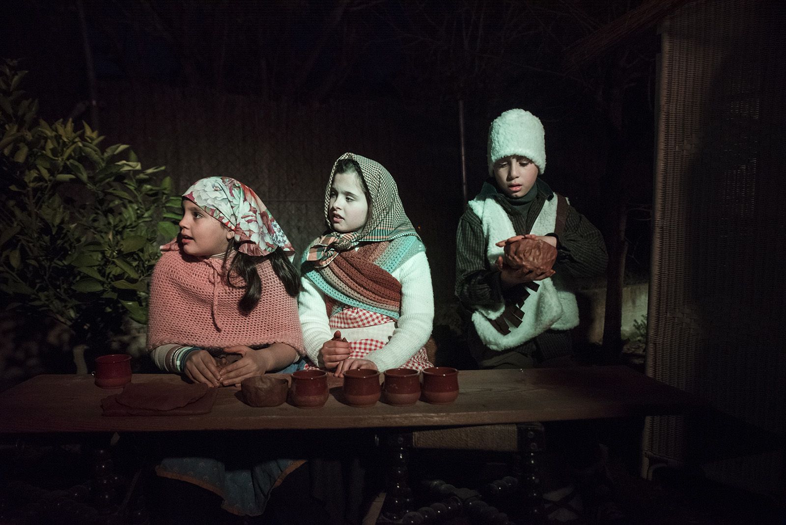 Pessebre vivent de Sant Cebrià. FOTO: Bernat Millet.