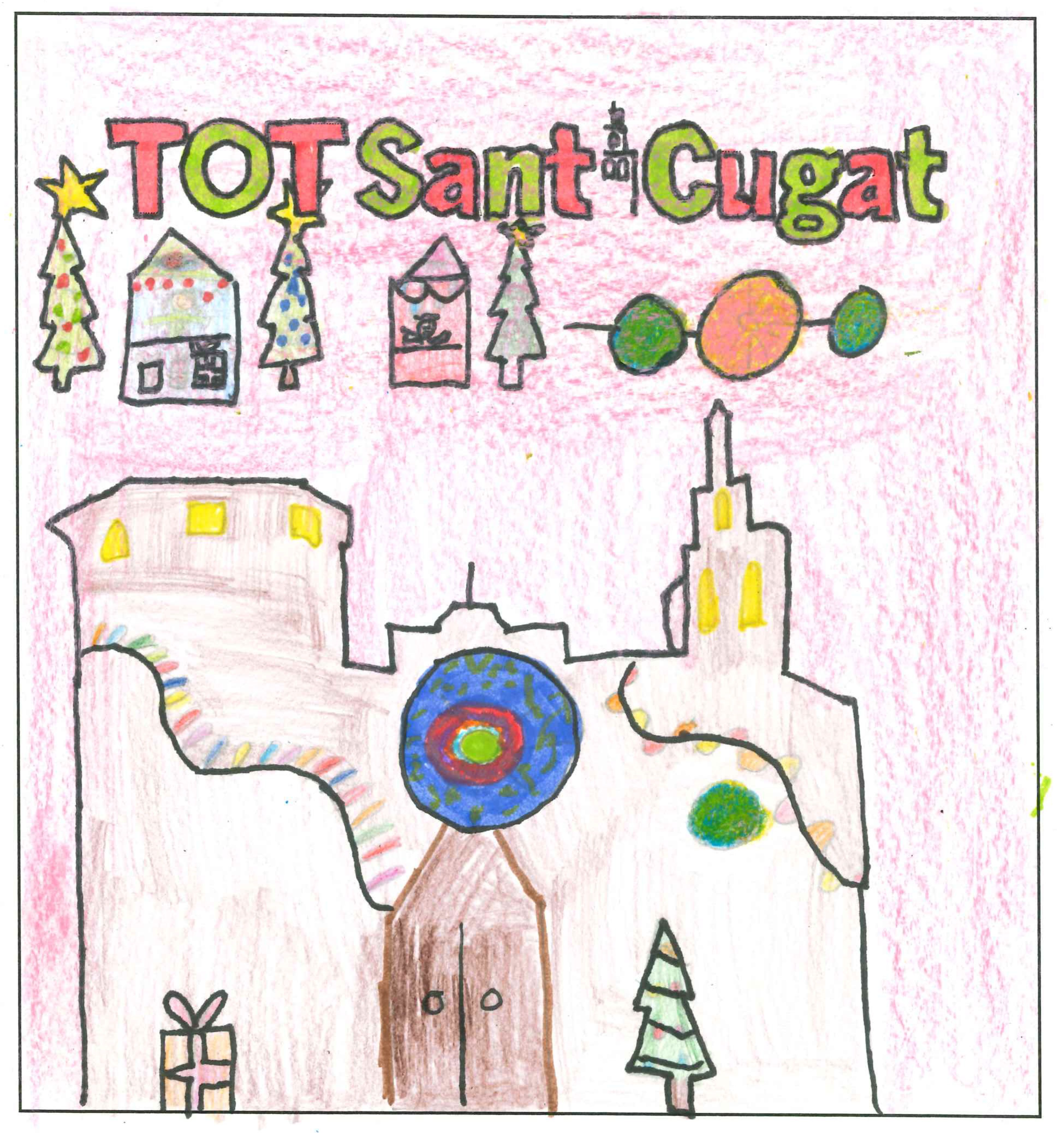 Postal de l'Europa International School Institut del concurs del TOT Sant Cugat 