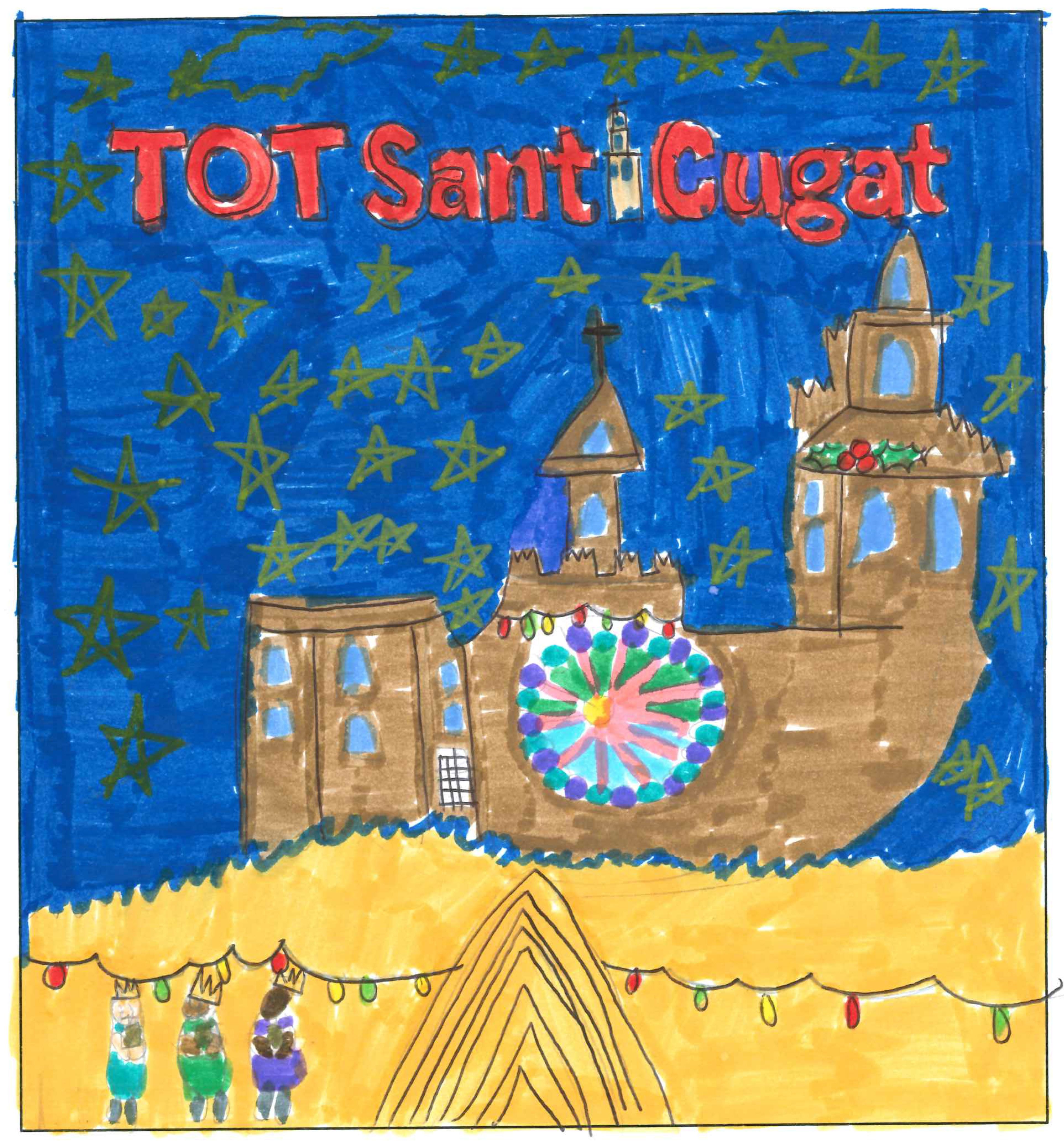 Postal de La Farga del concurs del TOT Sant Cugat 