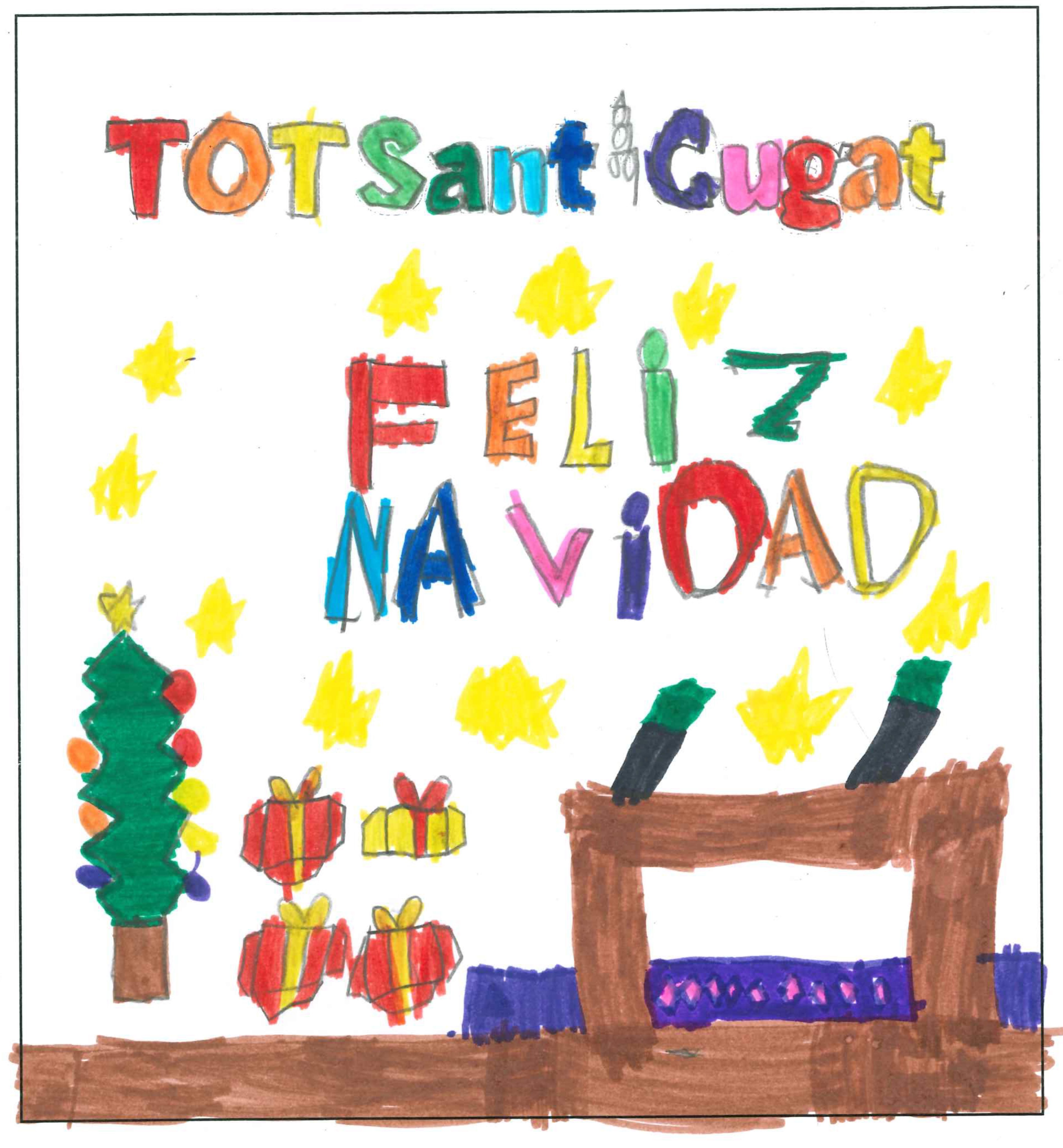 Postal de La Farga del concurs del TOT Sant Cugat 