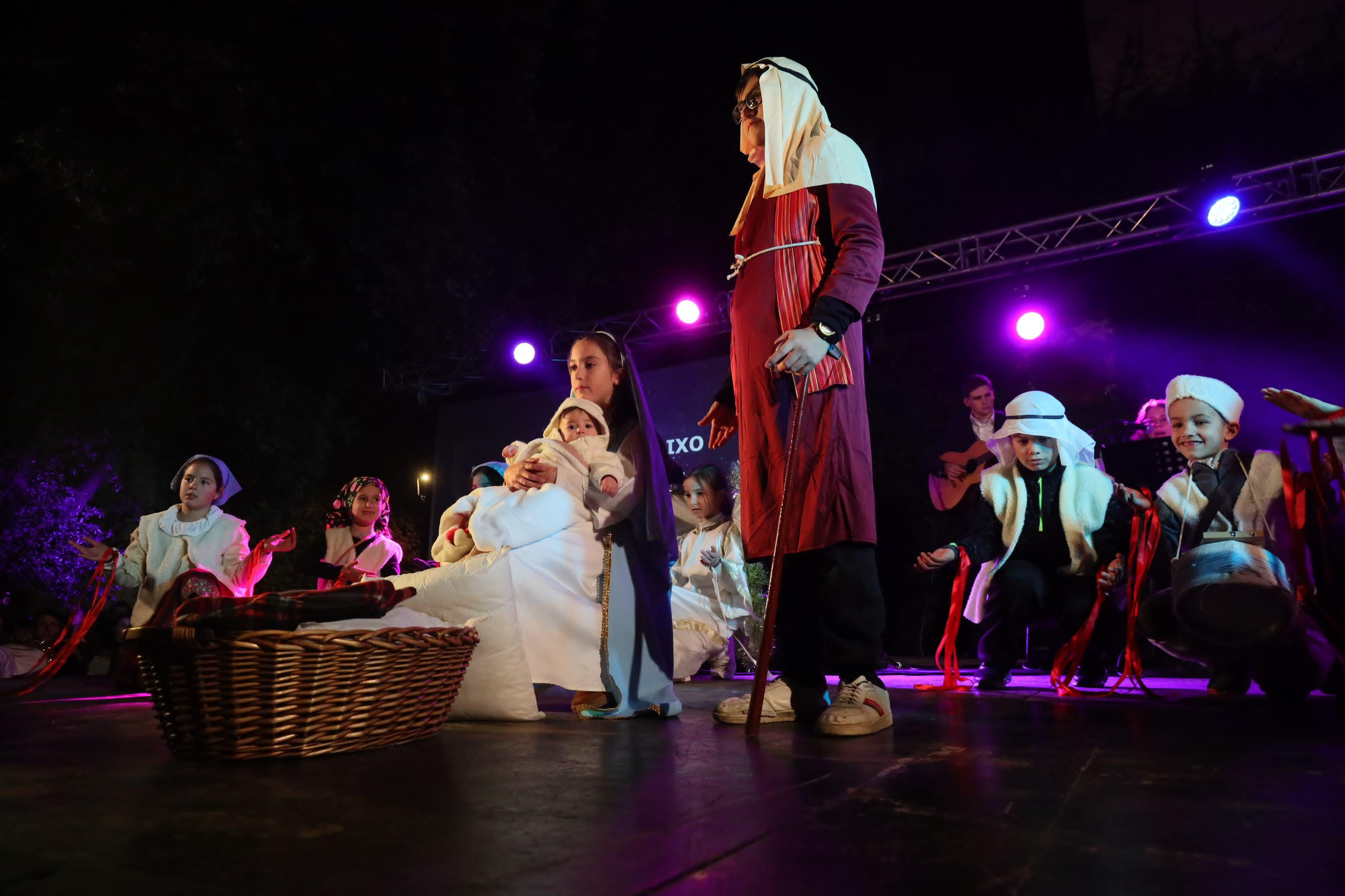 Pessebre Vivent  de la Parròquia de Sant Pere d'Octavià 2024. FOTO: Ajuntament