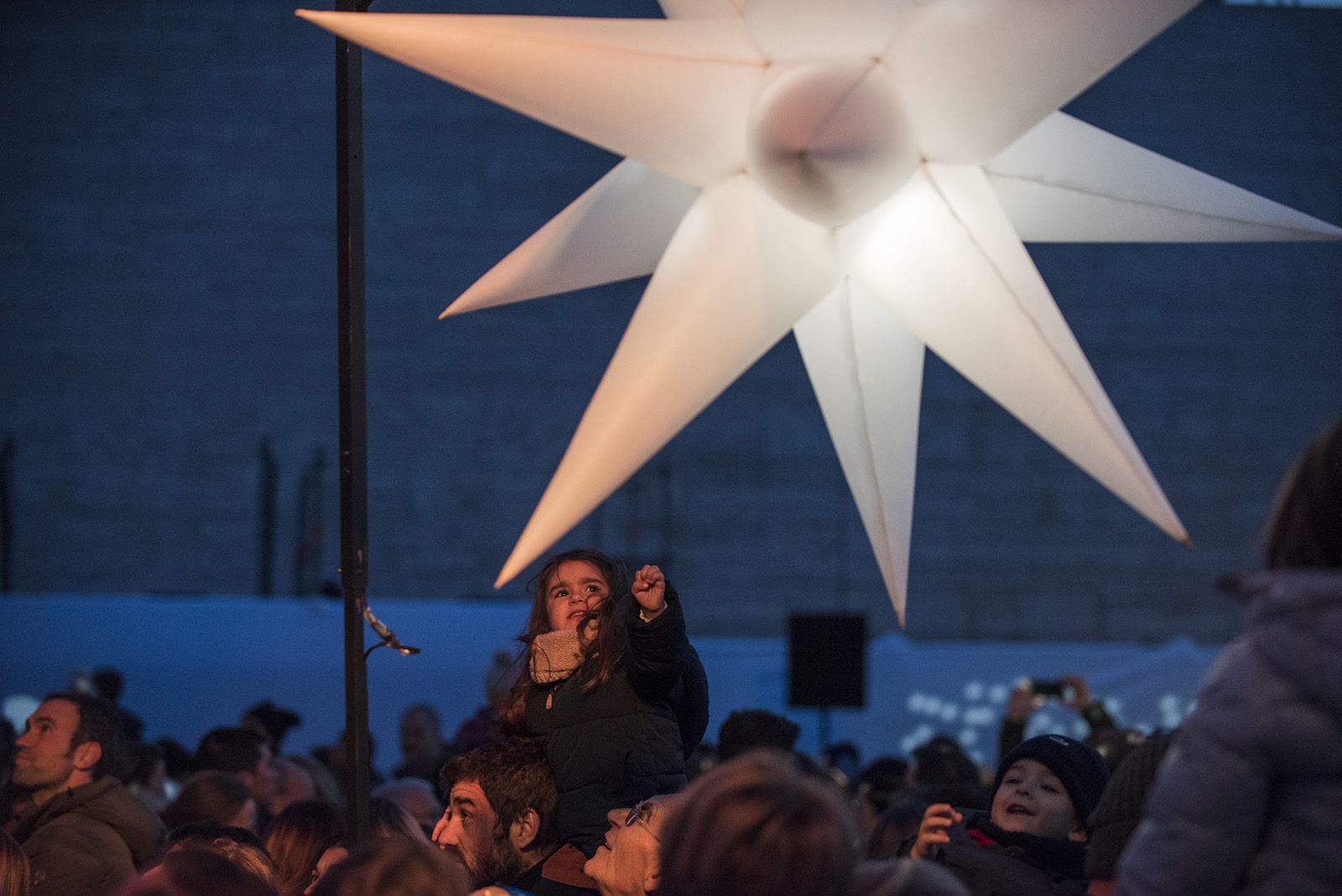 Arribada dels Reis d'Orient a Sant Cugat. FOTO: Bernat Millet.