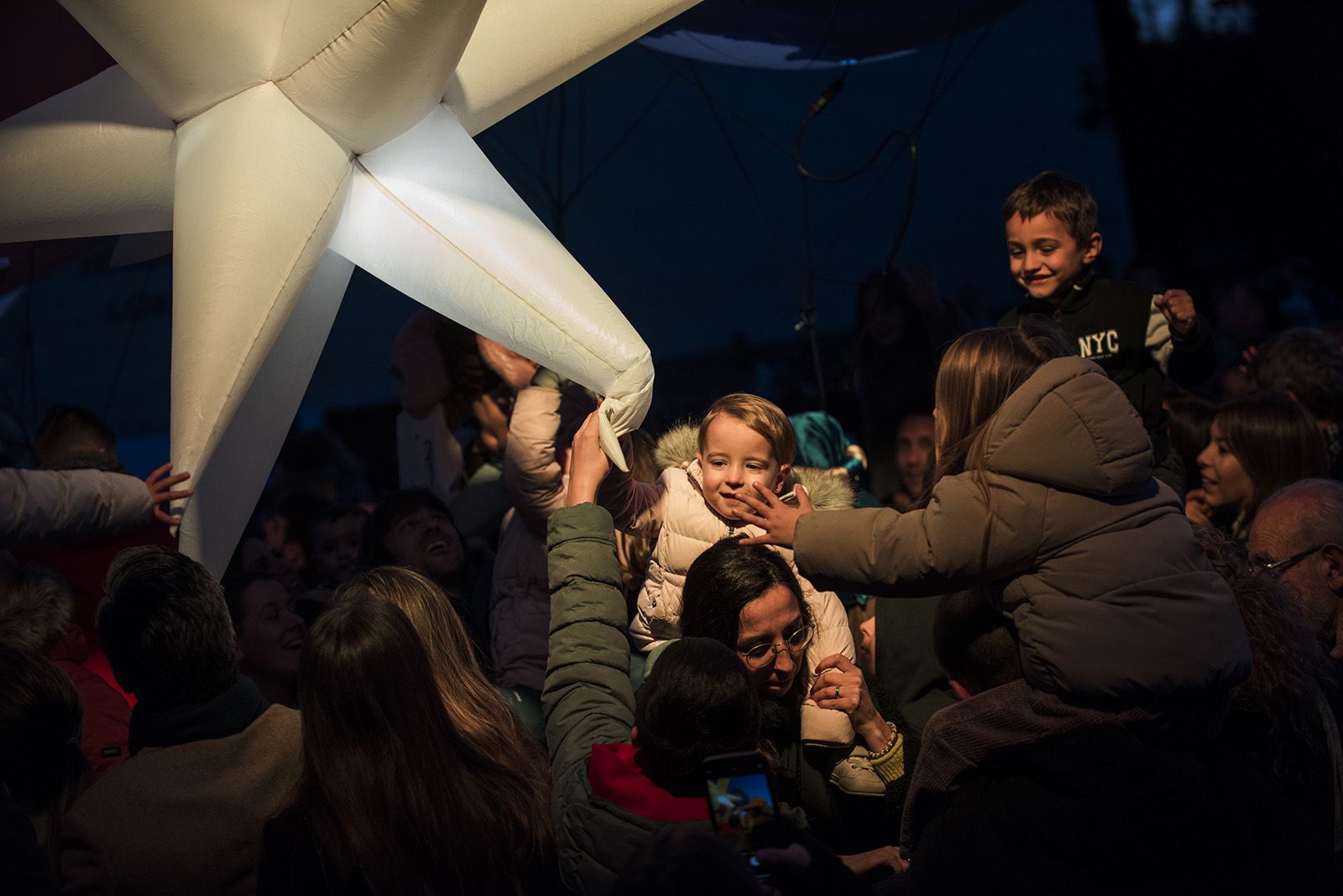 Arribada dels Reis d'Orient a Sant Cugat. FOTO: Bernat Millet.