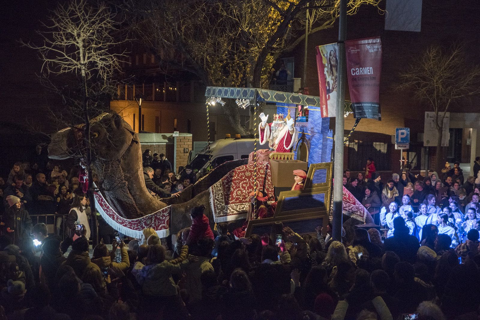 Cavalcada dels Reis d'Orient a Sant Cugat. FOTO: Bernat Millet.