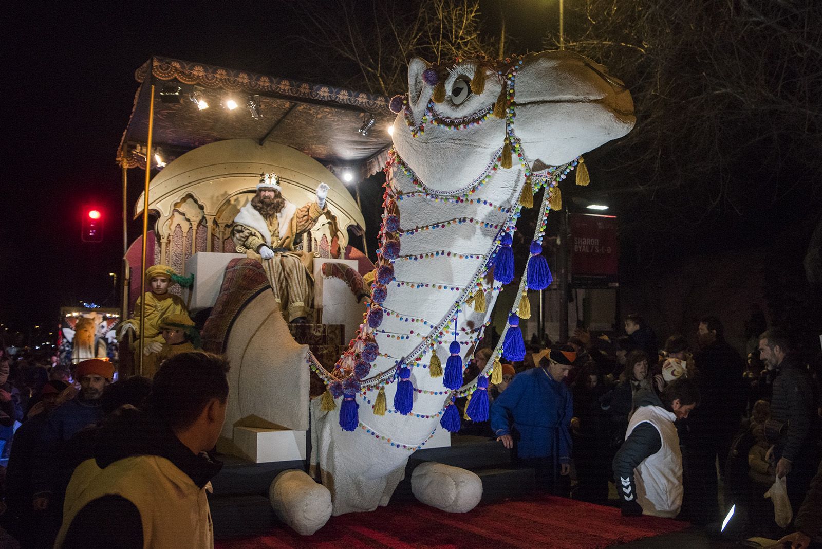 Cavalcada dels Reis d'Orient a Sant Cugat. FOTO: Bernat Millet.