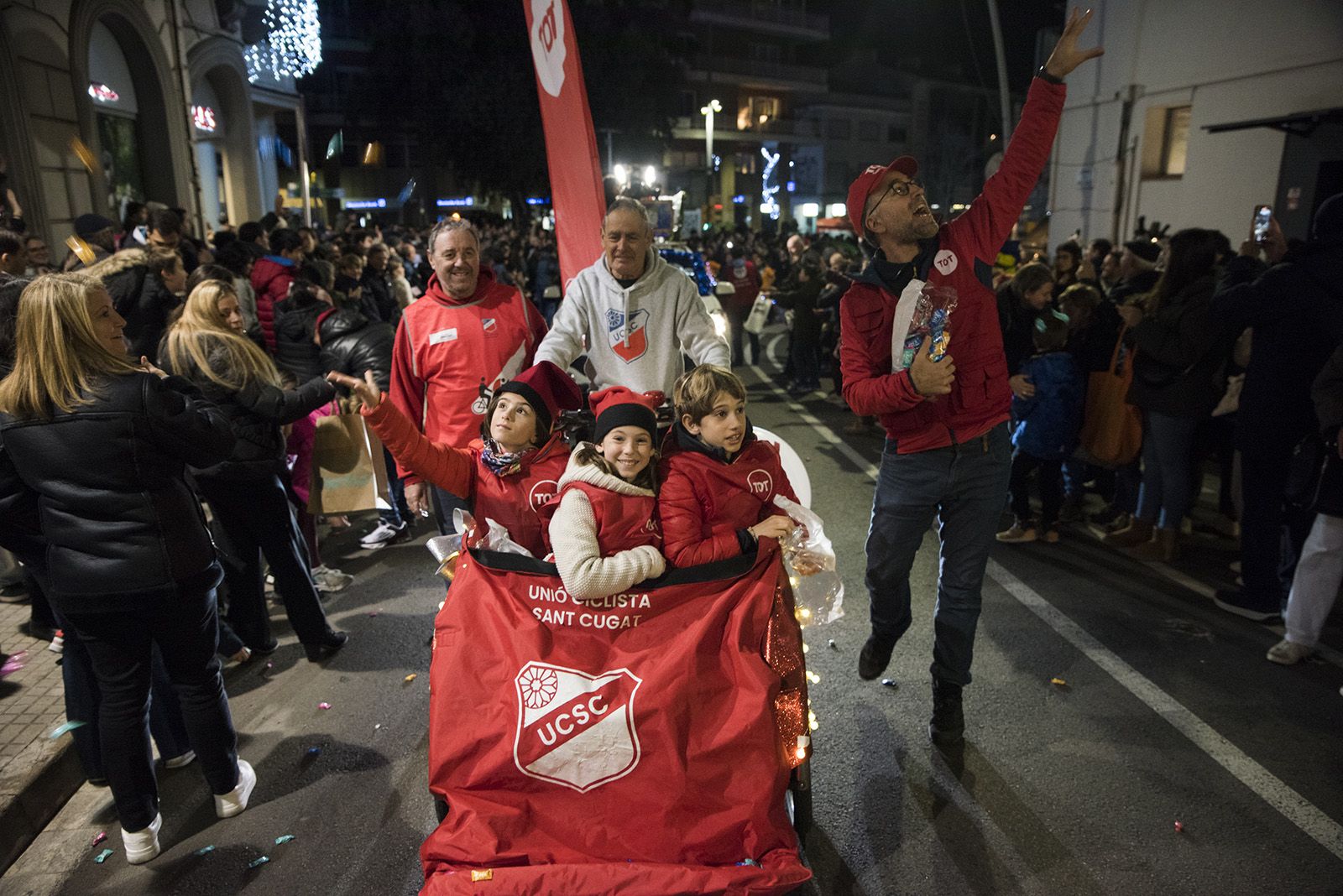 Cavalcada dels Reis d'Orient a Sant Cugat. FOTO: Bernat Millet.