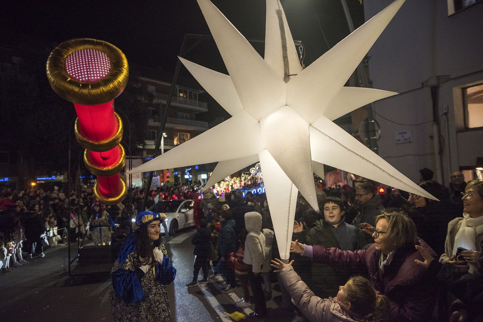 Cavalcada dels Reis d'Orient a Sant Cugat. FOTO: Bernat Millet.