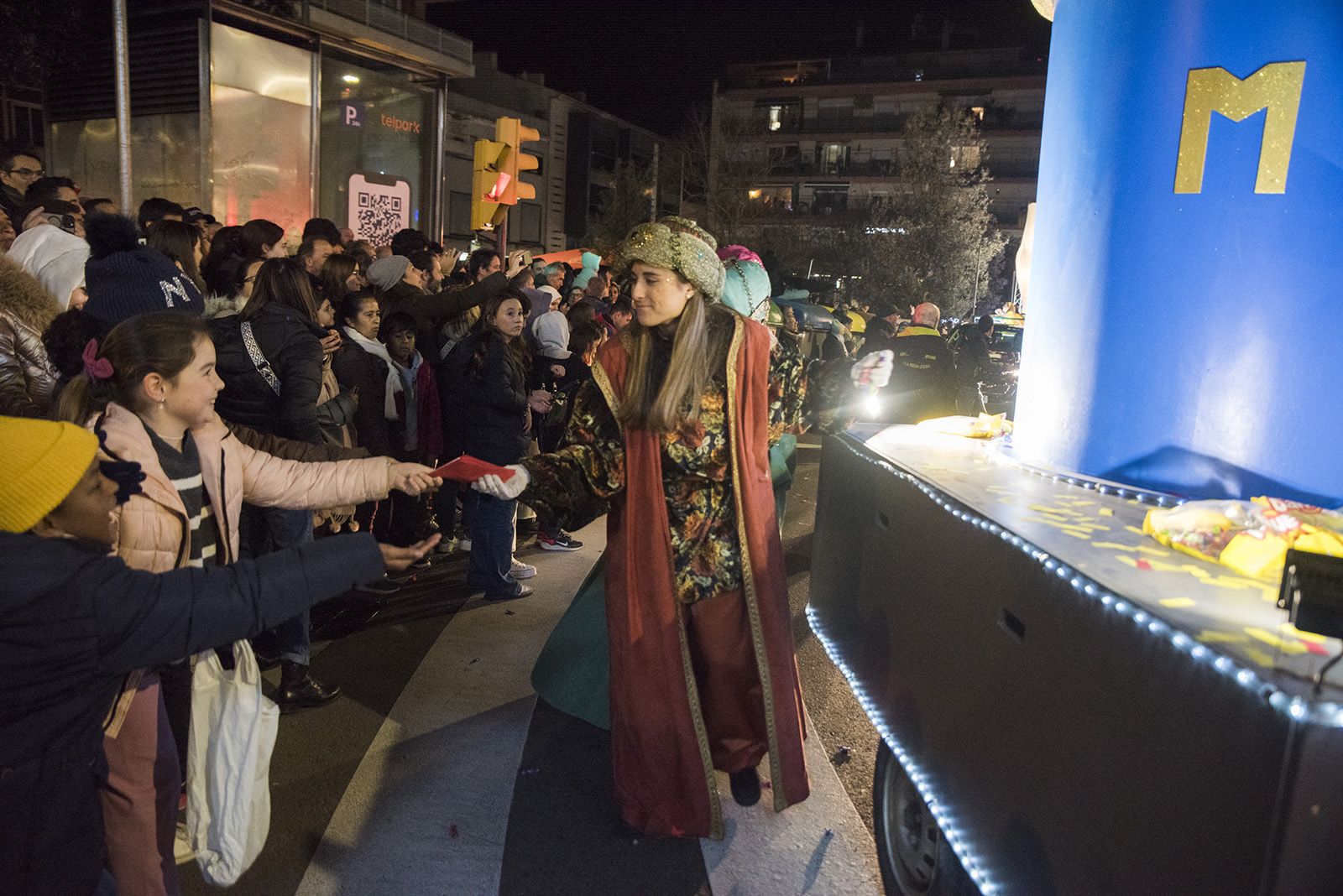 Cavalcada dels Reis d'Orient a Sant Cugat. FOTO: Bernat Millet.