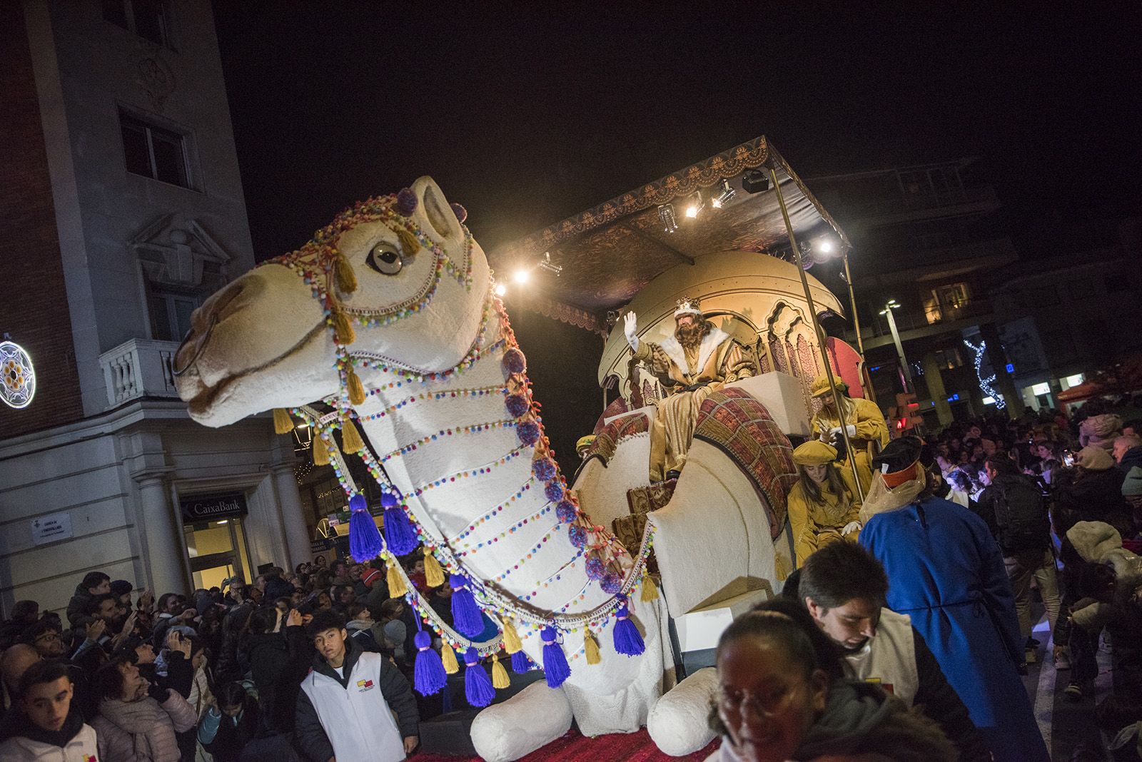 Cavalcada dels Reis d'Orient a Sant Cugat. FOTO: Bernat Millet.