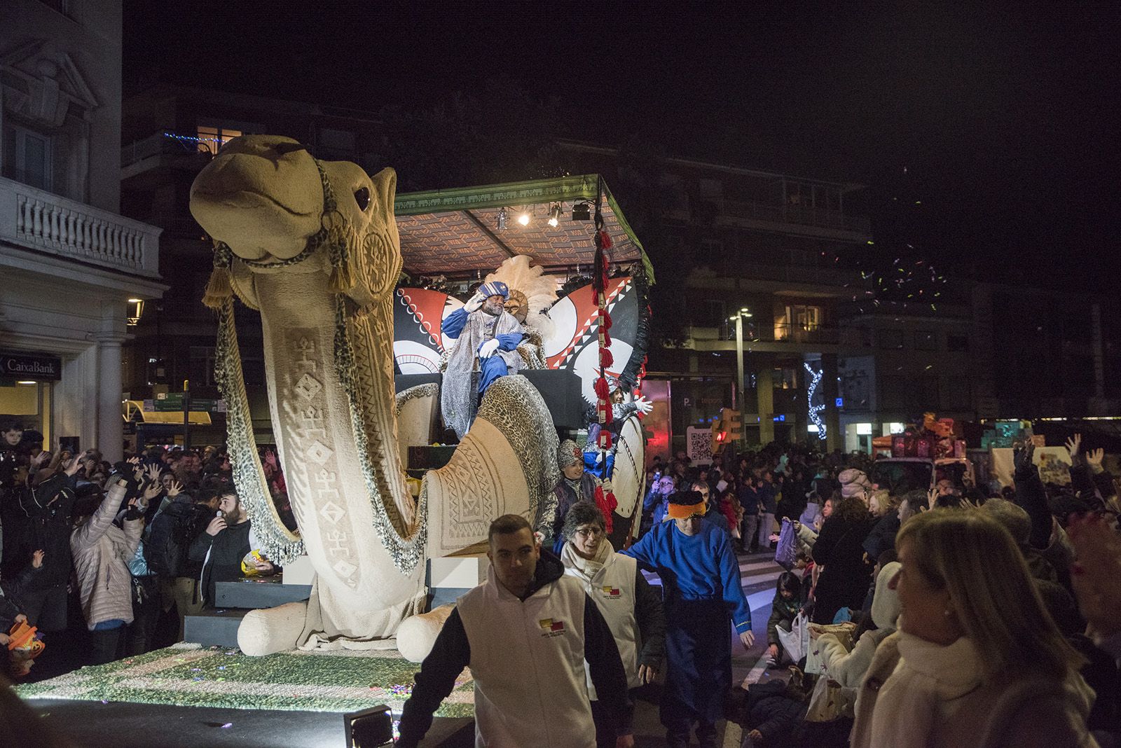 Cavalcada dels Reis d'Orient a Sant Cugat. FOTO: Bernat Millet.