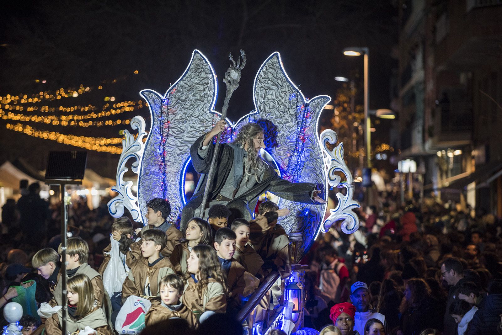 Cavalcada dels Reis d'Orient a Sant Cugat. FOTO: Bernat Millet.