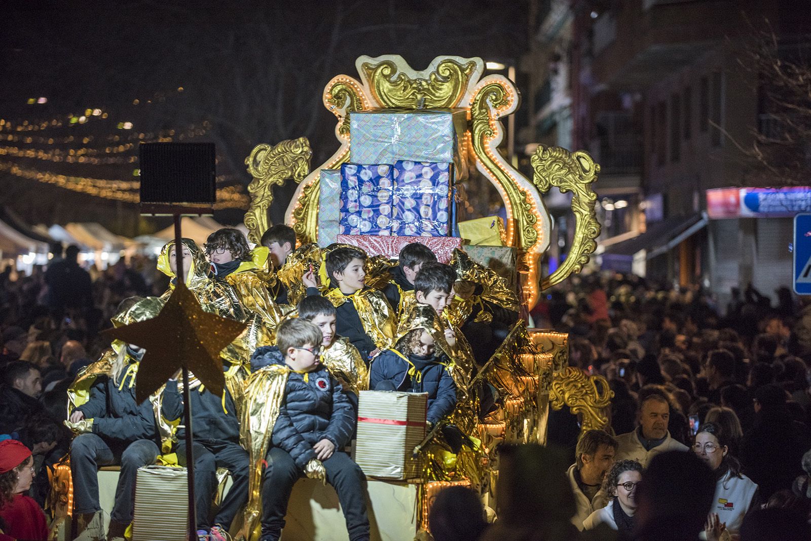 Cavalcada dels Reis d'Orient a Sant Cugat. FOTO: Bernat Millet.