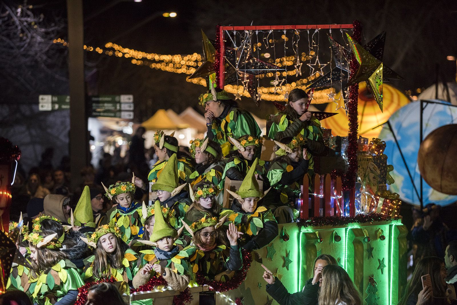 Cavalcada dels Reis d'Orient a Sant Cugat. FOTO: Bernat Millet.